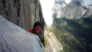 Tommy Caldwell during clearing storm on El Capitan [upl. by Lysander]