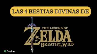 La Historia de las 4 Bestias Divinas – TLO Zelda Breath of the Wild en español [upl. by Cynera]