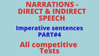 Narrations part 4 Imperative Sentences Mrs Sobia Hassan [upl. by Knowlton928]