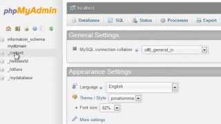 Exporting MySQL databases and tables using phpMyAdmin [upl. by Iral741]