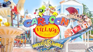 ¡Así es CARTOON VILLAGE I Área Infantil de Parque Warner Madrid [upl. by Imotih]