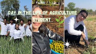 A day in the life agriculture student 🌱 👩‍🌾 agriculture Bsc agriculture [upl. by Zacharie]