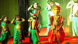 Aamchya Pappani Ganpati Aanla Annual function dance by Nursery class students [upl. by Nonnek]