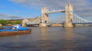 Tower Bridge Open amp Close Timelapse HD [upl. by Nrublim]