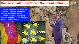 Konvergenz mit Gewittern Siebenschläfer Abkühlung Hoffnung Wettervorhersage 270605072024 [upl. by Maighdlin445]