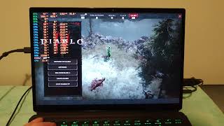 Asus Rog Flow Z13 tablet 2022  Diablo IV beta  gameplay  performance  part 1 no commentary [upl. by Rumney]