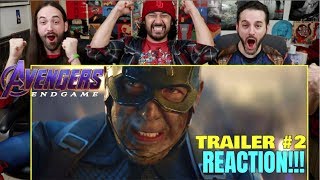 Avengers Endgame Trailer 2 Reaction Mashup [upl. by Leonore]