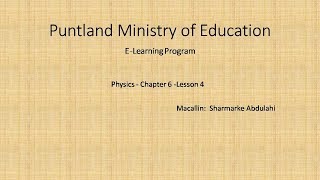 Physics  Chapter 6  Lesson 4 [upl. by Thgiwed272]