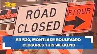 WSDOT urges drivers to prepare for series of monster closures on SR 520 Montlake Boulevard [upl. by Alyk]