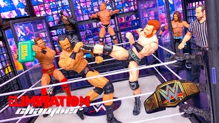 Elimination Chamber 2021 Action Figure Match WWE Championship [upl. by Ahsinauq]