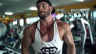 Tavi Castro INSANE PUMP chest and triceps workout in Bali [upl. by Ettegirb]