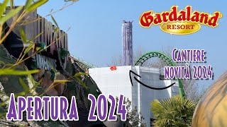 GARDALAND APERTURA 2024  Tutte le NOVITÀ [upl. by Bernice]