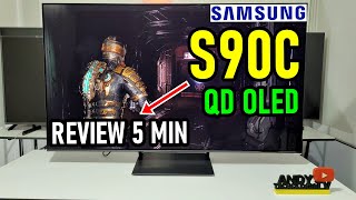 SAMSUNG S90C QD OLED REVIEW COMPLETA EN 5 MINUTOS  144Hz 4K [upl. by Kevyn757]