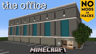 Dunder Mifflin Paper Company Scranton  The Office  Minecraft [upl. by Reffotsirk546]