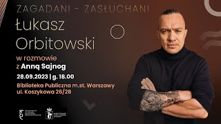 ZAGADANIZASŁUCHANI Łukasz Orbitowski na Koszykowej [upl. by Radu]