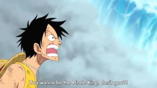 luffy talks to WhitebeardLuffys fierce attack ost [upl. by Rettke]