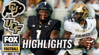 Colorado Buffaloes vs UCF Knights Highlights  FOX College Football [upl. by Alister]