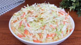 HOW TO MAKE THE BEST COLESLAW SALAD [upl. by Terces]