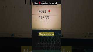 ms work symbol shortcut keys shorts viralshorts Bhaktirang926 [upl. by Alletsirhc261]
