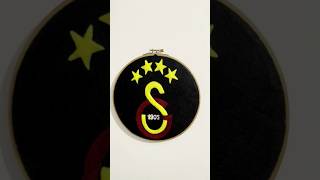 Galatasaray İğneleme Tablo Yapımı asmr art shorts [upl. by Htebazileharas865]