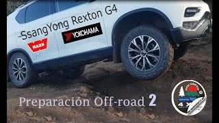 Preparación 2  Ssangyong Rexton  club rutas turísticas 4x4 warn yokohama [upl. by Chimene433]