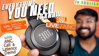 JBL Live 770NC Headphones  An Honest Review [upl. by Wandie]