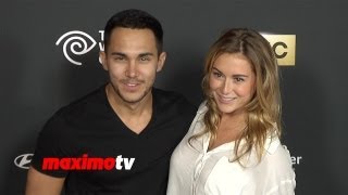 Alexa Vega amp Carlos Pena quotThe Walking Deadquot Season 4 PREMIERE  CALEXA [upl. by Cloe]