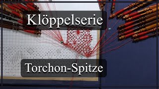 Klöppelserie  Torchon Rahmen  Teil 18 [upl. by Larimer]