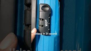 Suitcase ka lock kaise khole  how to unlock suitcase lock  Tsalock [upl. by Obau]