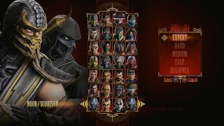 Mortal Kombat 9  Expert Tag Ladder Noob amp Scorpion3 RoundsNo Losses [upl. by Lyon]