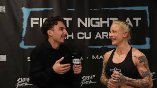 Fight Night At The Tech Post Fight Interview  Jessica Rose Clark Talks Return and Whats Next [upl. by Tezile567]