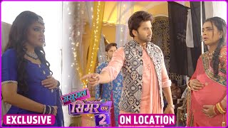 Sasural Simar Ka 2 On Set Simar Ki Godh Bharai Mein Nazar Ne Khola Apni Pregnancy Ka Raaz [upl. by Aihsat]