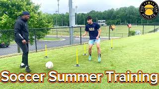 SUMMER SOCCER TRAINING  OFFSEASON TECHNICAL TRAINING [upl. by Idnak794]