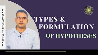 Hypothesis Types amp formulation Simple Explanation [upl. by Anavahs]