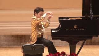 7 Years Old Chengjie JayJay Zhou Plays Variations on a Russian Theme at Carnegie Stern Auditorium [upl. by Benilda]