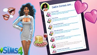 THE BEST SIMS 4 DATING APP SIMS 4 MODS [upl. by Engracia]