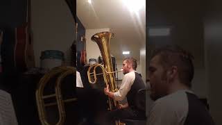 Contrabass Ophicleide  Beelzebub Tuba solo Intro [upl. by Anuahs]