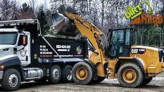 Huge Caterpillar 994 Wheel Loader 215 Tons Loading Caterpillar 777F Dumpers  Samaras Mining Group [upl. by Weiner641]