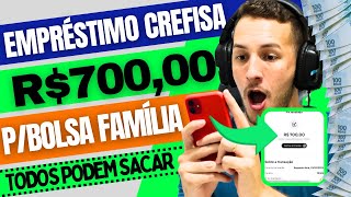 EMPRÉSTIMO CREFISA LIBERADO para TODOS do BOLSA FAMÍLIA e do CADASTRO ÚNICO COMO CONTRATAR [upl. by Eizzil610]