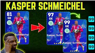 Nominating KASPER SCHMEICHEL BEST TRAINING GUIDE 🥵🔥  Best GK Right Now😳  Efootball 2025 Mobile [upl. by Arriaet]