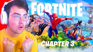 Fortnite Chapter 3 EVENT and NEW MAP Reaction The End of Chapter 2 [upl. by Refannej756]