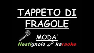 🎤 Tappeto di fragole karaoke 🎤 Modà karaoke [upl. by Zabrine201]