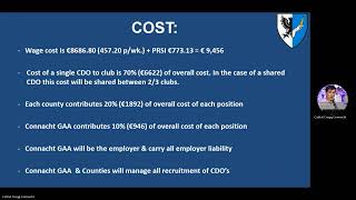 Connacht GAA Club Development Officer Presentation Recording for 2025 Project [upl. by Hannazus624]