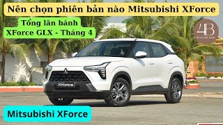 ✅Nên lựa chọn phiên bản nào của Mitsubishi XForce theo tài chính  Tổng lăn bánh ra biển Force GLX [upl. by Briney]