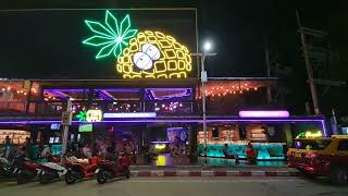 Nightlife in Chaweng Beach Koh Samui Thailand V270 [upl. by Ingunna]