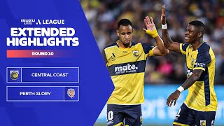 Central Coast Mariners v Perth Glory  Extended Highlights  Isuzu UTE ALeague 202324  Round 10 [upl. by Lorne631]