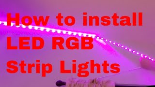 Ridiculously Easy DIY Light Strips no soldering [upl. by Sondra]