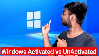 What Happens If We Use Without Activated Windows Windows Activated vs Windows UnActivated  Hindi [upl. by Naivatco]