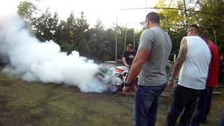 2013 Laconia Bike Week Burnout 2 [upl. by Mccready669]