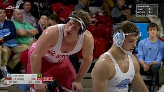 197lbs Trent Hidlay NC State vs Max Shaw North Carolina [upl. by Koh]